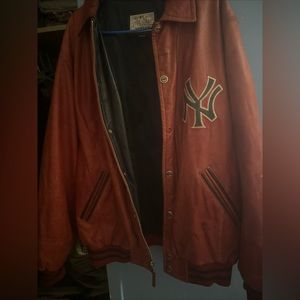 Vintage 1990’s Mirage New York Yankees Leather Jacket